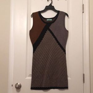 Karlie Sleeveless Knit Sweater Dress, L